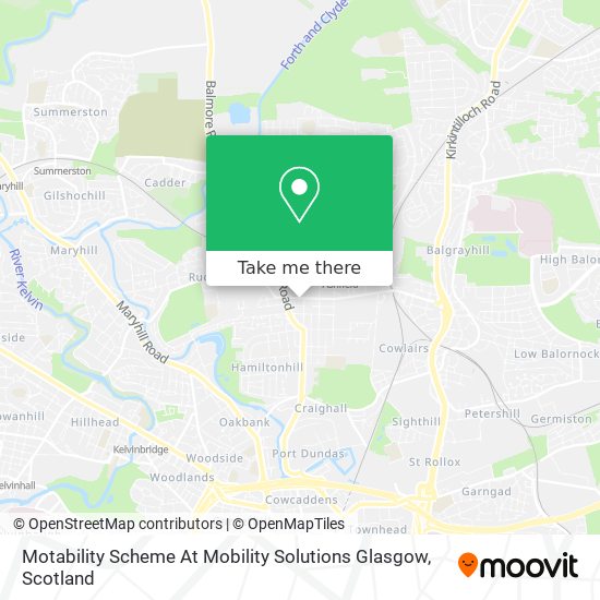 Motability Scheme At Mobility Solutions Glasgow map