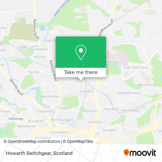 Howarth Switchgear map