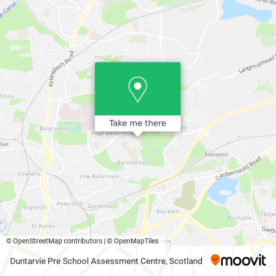 Duntarvie Pre School Assessment Centre map