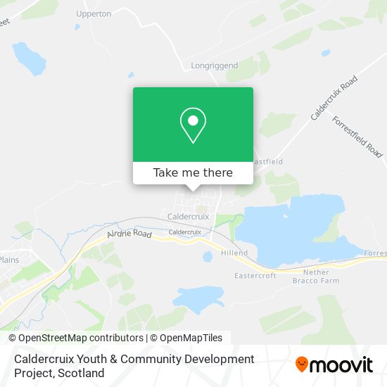 Caldercruix Youth & Community Development Project map