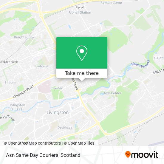 Asn Same Day Couriers map