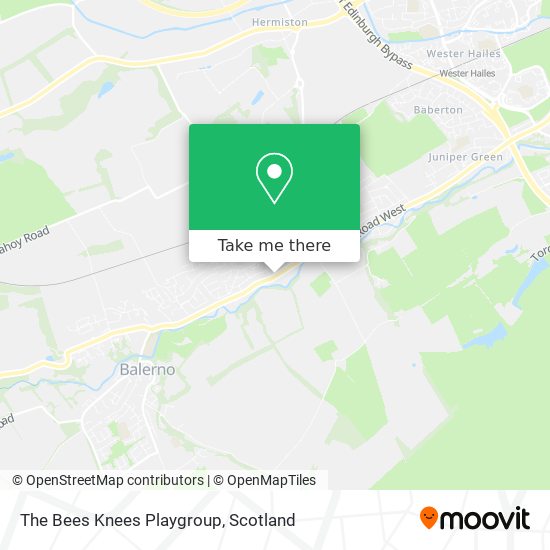 The Bees Knees Playgroup map