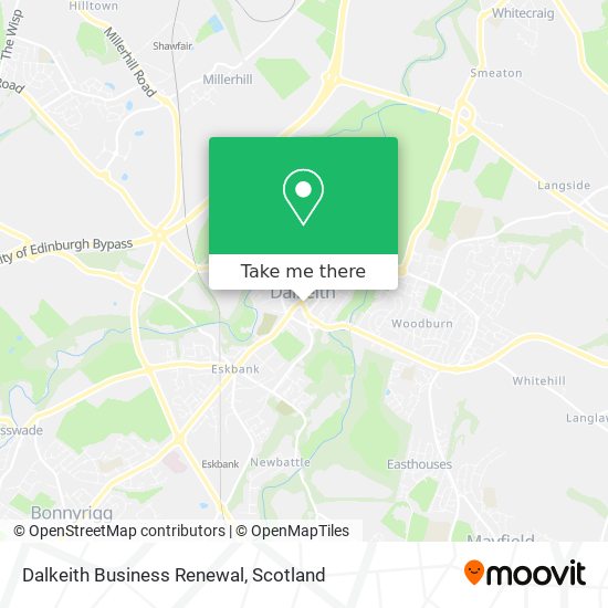 Dalkeith Business Renewal map
