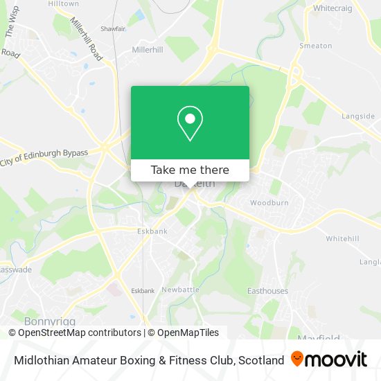 Midlothian Amateur Boxing & Fitness Club map