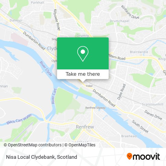 Nisa Local Clydebank map