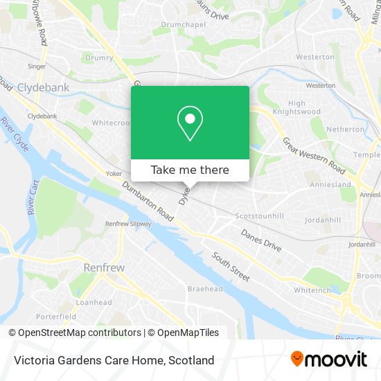Victoria Gardens Care Home map