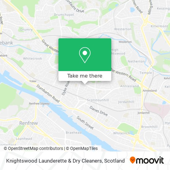 Knightswood Launderette & Dry Cleaners map