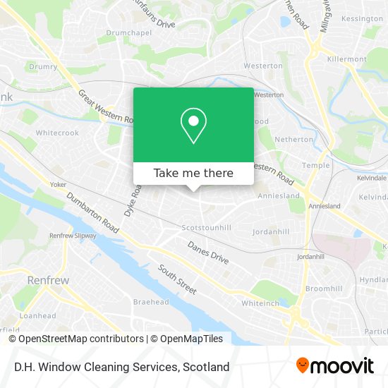 D.H. Window Cleaning Services map