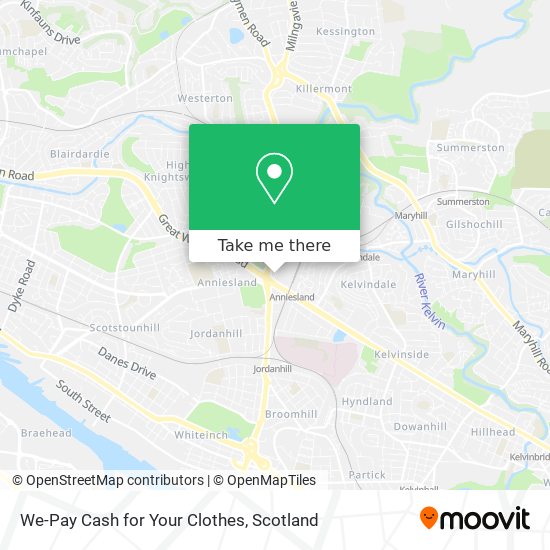 We-Pay Cash for Your Clothes map