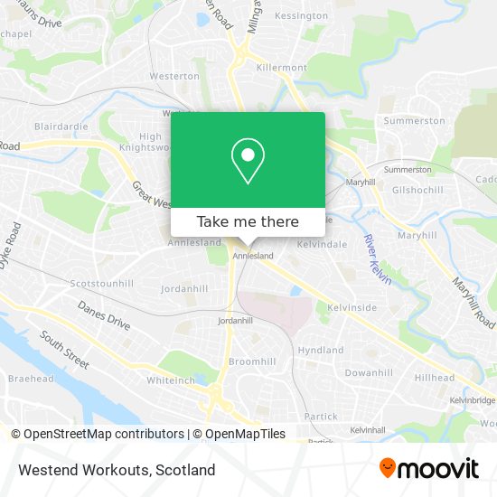 Westend Workouts map