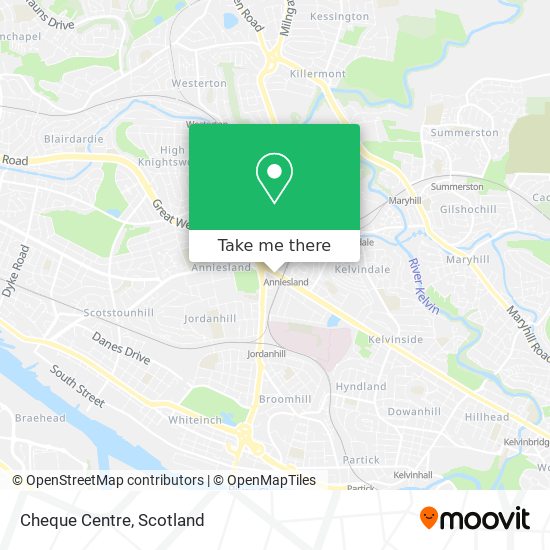 Cheque Centre map