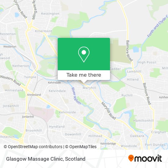 Glasgow Massage Clinic map