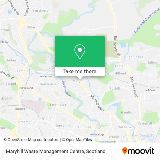 Maryhill Waste Management Centre map