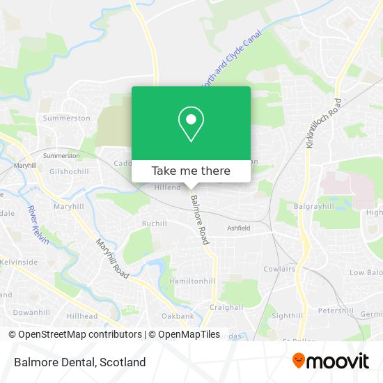 Balmore Dental map