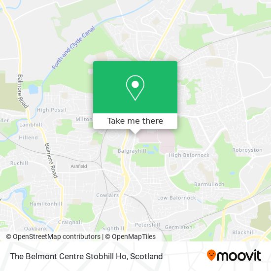 The Belmont Centre Stobhill Ho map