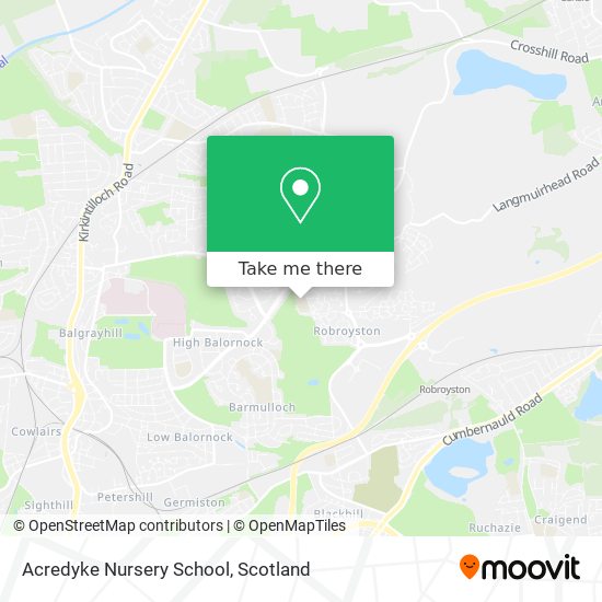 Acredyke Nursery School map