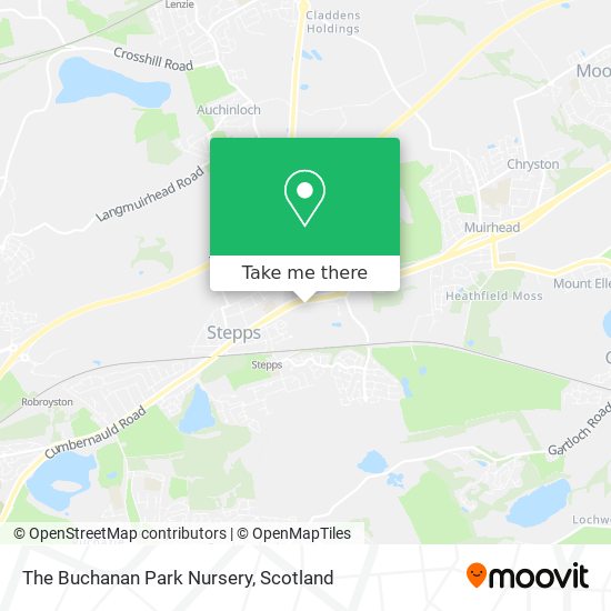 The Buchanan Park Nursery map