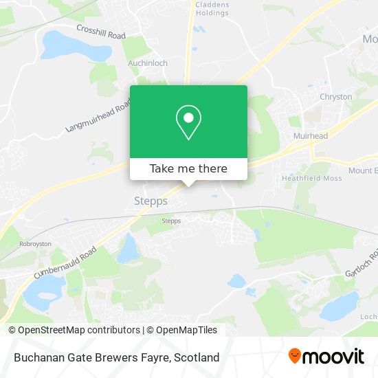 Buchanan Gate Brewers Fayre map