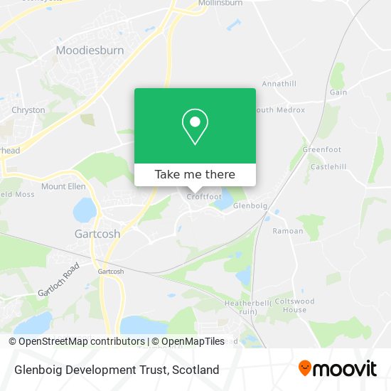 Glenboig Development Trust map