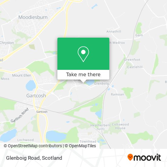 Glenboig Road map