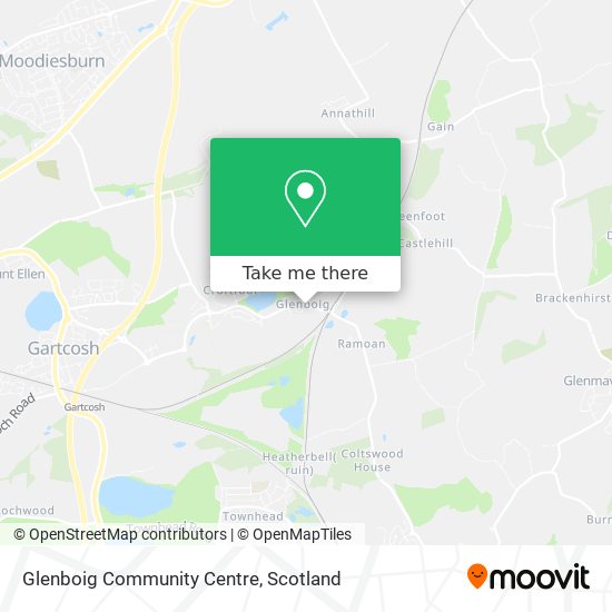 Glenboig Community Centre map