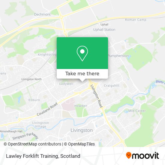 Lawley Forklift Training map