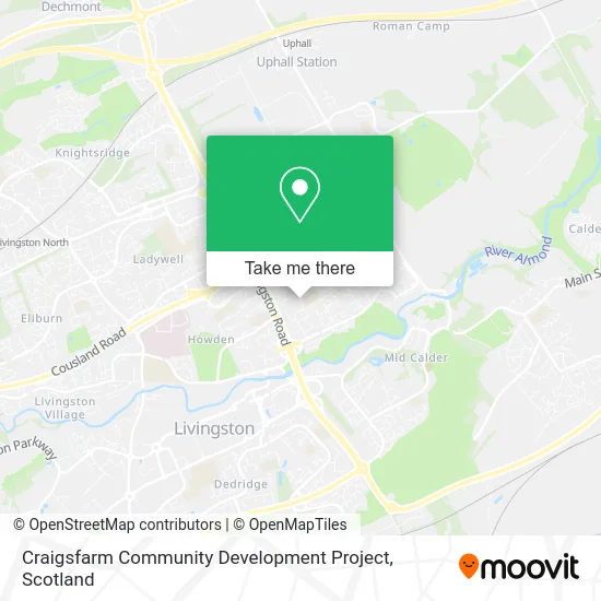 Craigsfarm Community Development Project map