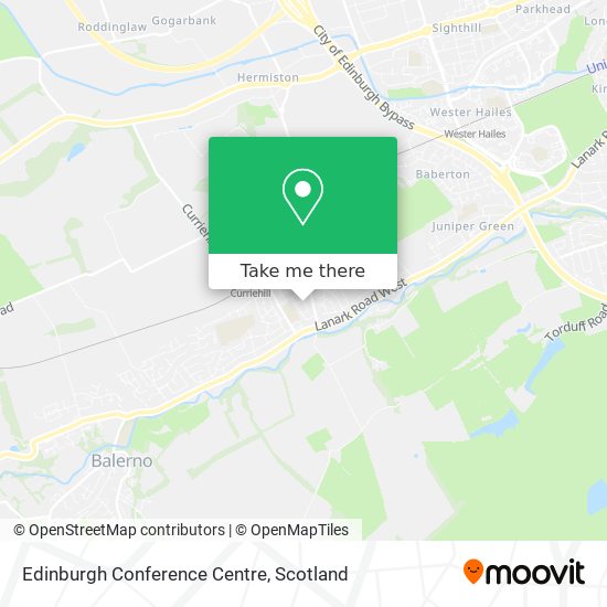 Edinburgh Conference Centre map