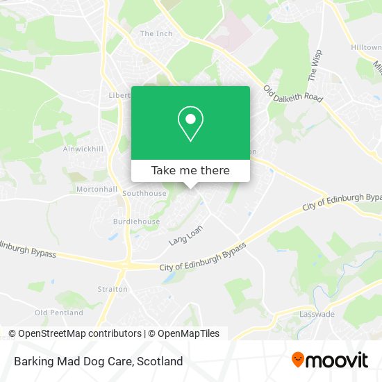 Barking Mad Dog Care map
