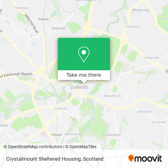 Crystalmount Sheltered Housing map