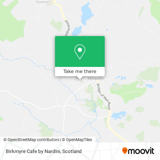 Birkmyre Cafe by Nardini map