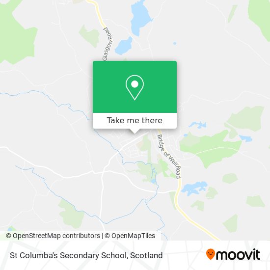 St Columba's Secondary School map