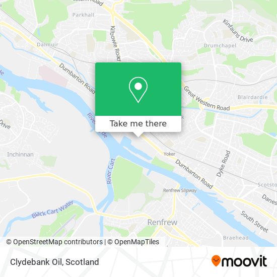 Clydebank Oil map