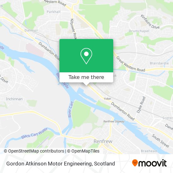 Gordon Atkinson Motor Engineering map