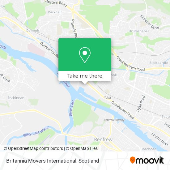 Britannia Movers International map