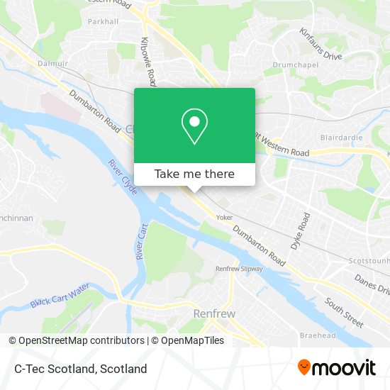 C-Tec Scotland map