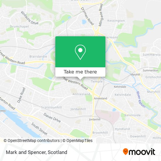 Mark and Spencer map