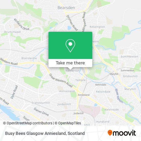 Busy Bees Glasgow Anniesland map