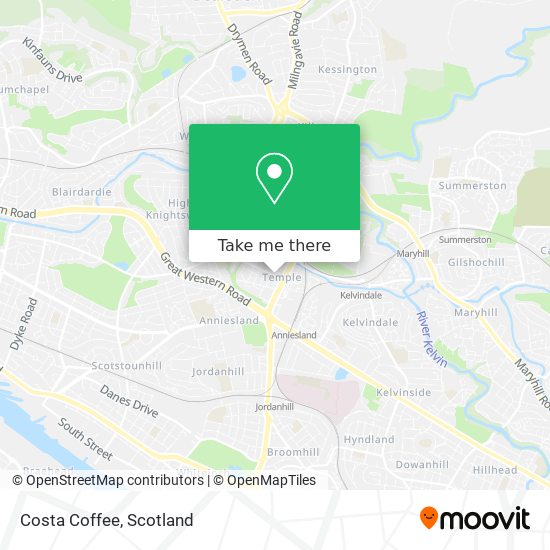 Costa Coffee map