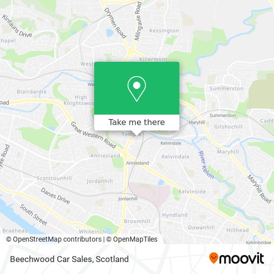 Beechwood Car Sales map