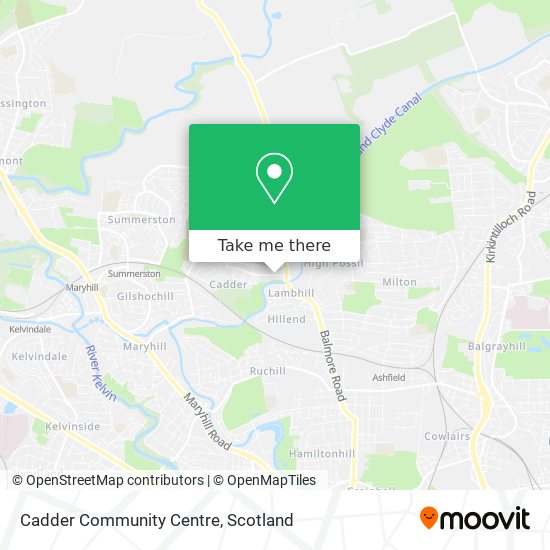 Cadder Community Centre map