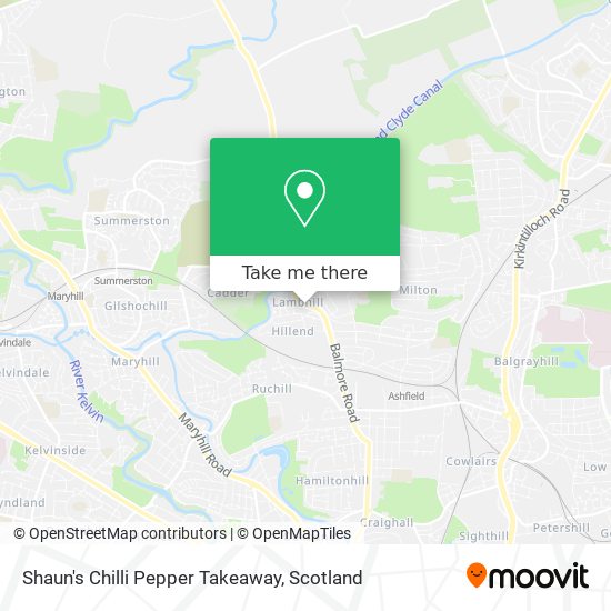 Shaun's Chilli Pepper Takeaway map