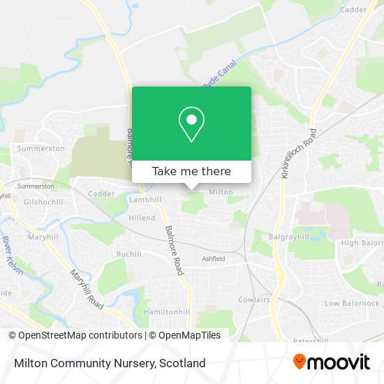 Milton Community Nursery map