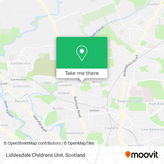 Liddesdale Childrens Unit map