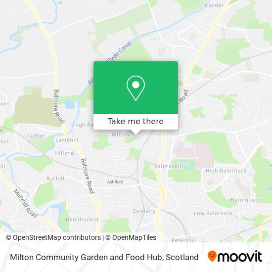 Milton Community Garden and Food Hub map