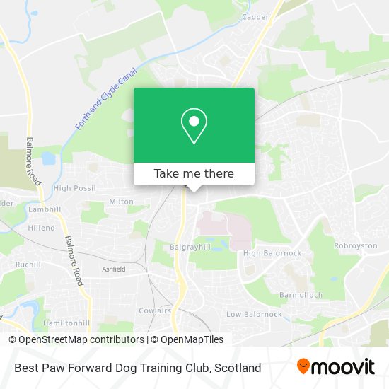 Best Paw Forward Dog Training Club map