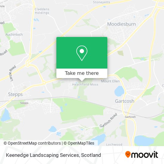 Keenedge Landscaping Services map