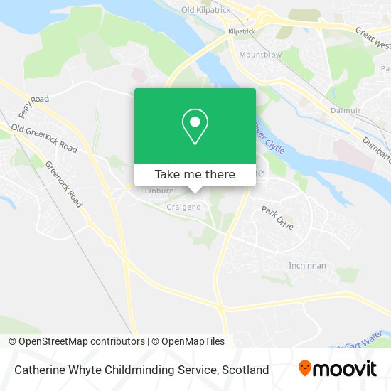 Catherine Whyte Childminding Service map