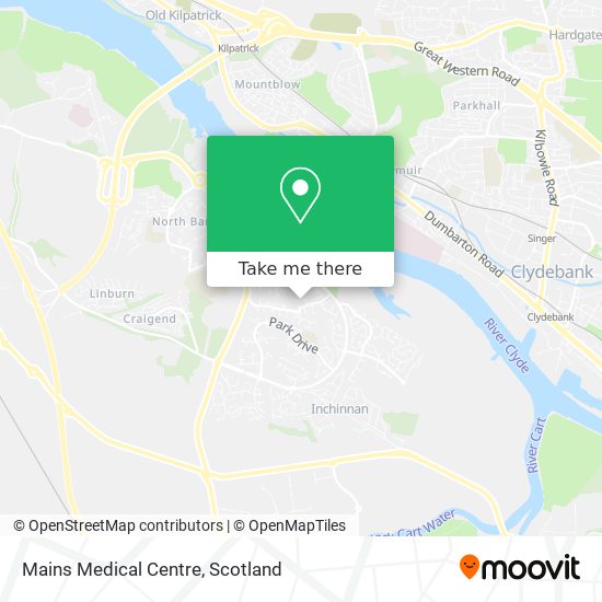 Mains Medical Centre map