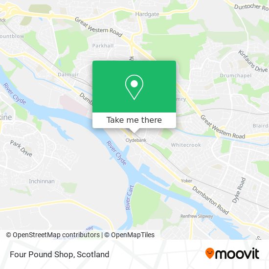 Four Pound Shop map